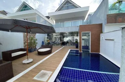 Recreio dos bandeirantes | casa de condomínio 5 quartos, sendo 4 suites