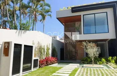 Barra da tijuca | casa de condomínio 4 quartos, sendo 4 suites