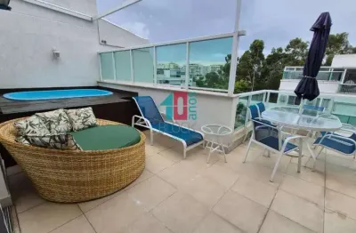 Recreio dos Bandeirantes | Cobertura 3 quartos, sendo 2 suites