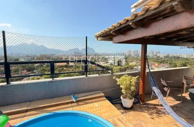 Barra da tijuca | cobertura 3 quartos, sendo 1 suite
