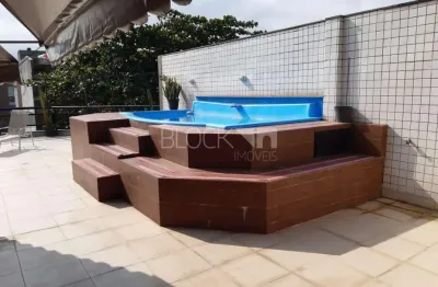 Recreio dos bandeirantes | cobertura 3 quartos, sendo 1 suite
