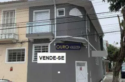 Sobrado com 2 dormitórios à venda, 160 m² por r$ 850.000,00 - mooca - são paulo/sp