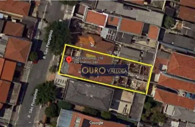 Terreno à venda na Rua São Pompônio, Mooca, São Paulo