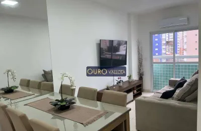 Apartamento de 80m² com dois dormitórios na praia grande