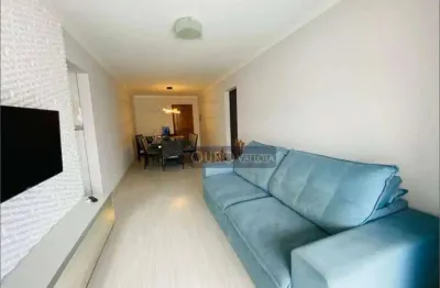 Ap na praia grande, canto do forte, 104m2, 2 dormitórios, suíte,1 vg,