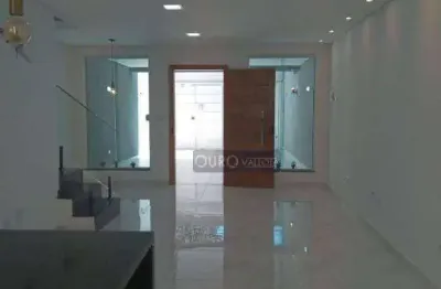 Sobrado novo -tatuapé, 250m2,3 suítes ,4 vagas, área gourmet, alto padrão