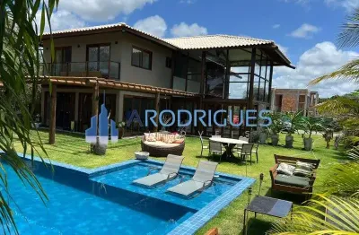 Casa na praia do forte 6 suítes ( porteira fechada ) cond ilha dos pássaros.