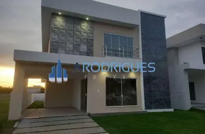 Casa em condomínio fechado com 4 quartos à venda no Limoeiro, Camaçari 