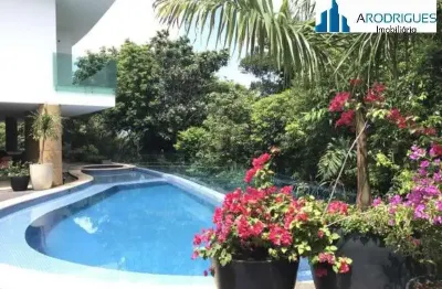 Casa à venda alphaville i salvador - ba, alto padrão, piscina, vista mar, final de rua, com 5 suítes, home theater, área gourmet