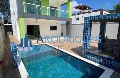 Lauro de freitas casa em condomínio  charmosa residência de 3 quartos, 1 suíte, sala ampla, 2 vagas de garagem, 154m² de área privativa no bairro caji.
