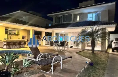 Buraquinho - casa na avenida priscila dutra: casa em condomínio com 4 quartos, 4 suítes, 2 salas, 5 banheiros, 3 vagas de garagem, 400,00 m² de área! venha conferir!