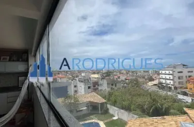 Lindo apartamento à venda em salvador-ba, no bairro piatã, com vista para o mar! 2 quartos, 1 suíte, varanda, 75m².