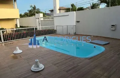 Buraquinho casa linda em condomínio: espaço, conforto e segurança em lauro de freitas-ba! 4 quartos, 2 suítes, 2 salas, 3 banheiros, 2 vagas, 134m². agende sua visita!