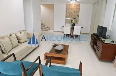Casa duplex de luxo em condomínio alphaville litoral norte i - 5 quartos, 4 suítes, mobiliada - venda e aluguel em camaçari-ba.
