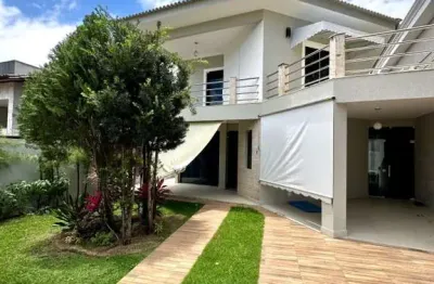 Casa em condomínio para locação em lauro de freitas, pitangueiras, 4 dormitórios, 2 suítes, 5 banheiros, 3 vagas