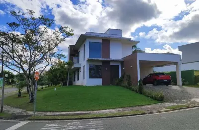 Casa em condomínio para venda em camaçari, alphaville (abrantes), 3 dormitórios, 3 suítes, 4 banheiros, 2 vagas