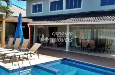 Casa em condomínio para venda em lauro de freitas, buraquinho, 2 dormitórios, 3 suítes, 5 banheiros, 2 vagas