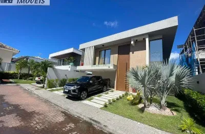 Casa em condomínio para venda em lauro de freitas, buraquinho, 4 dormitórios, 4 suítes, 6 banheiros, 2 vagas