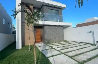 Casa em condomínio para venda em camaçari, vila de abrantes (abrantes), 4 dormitórios, 3 suítes, 4 banheiros, 2 vagas