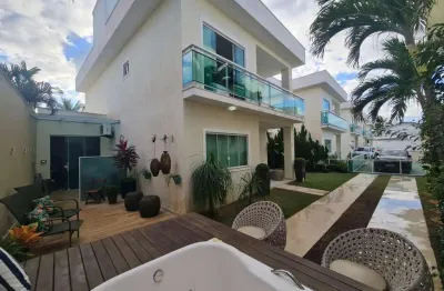 Casa em condomínio para venda em lauro de freitas, buraquinho, 4 dormitórios, 3 suítes, 4 banheiros, 3 vagas