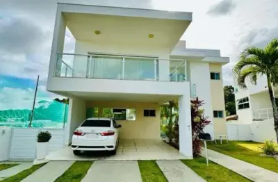 Casa em condomínio para venda em camaçari, vila de abrantes (abrantes), 4 dormitórios, 3 suítes, 6 banheiros, 4 vagas