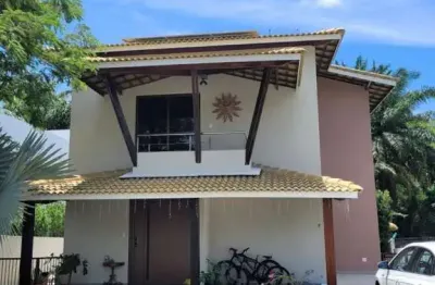 Casa em condomínio para venda em camaçari, vila de abrantes (abrantes), 4 dormitórios, 4 suítes, 5 banheiros, 4 vagas