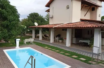 Casa em condomínio para venda em camaçari, jauá (abrantes), 4 dormitórios, 3 suítes, 6 banheiros, 4 vagas