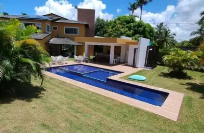 Casa em condomínio para venda em camaçari, busca vida (abrantes), 5 dormitórios, 3 suítes, 5 banheiros, 6 vagas