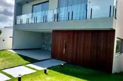 Casa em condomínio para venda em camaçari, alphaville (abrantes), 4 dormitórios, 4 suítes, 6 banheiros, 4 vagas