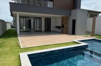 Casa em condomínio para venda em lauro de freitas, buraquinho, 4 dormitórios, 4 suítes, 5 banheiros, 2 vagas