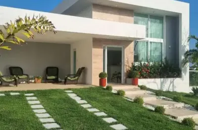 Casa em condomínio para venda em camaçari, alphaville (abrantes), 6 dormitórios, 6 suítes, 8 banheiros, 4 vagas