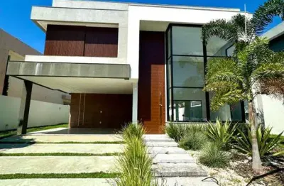 Casa em condomínio para venda em camaçari, alphaville (abrantes), 4 dormitórios, 4 suítes, 6 banheiros, 4 vagas