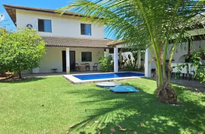 Casa em condomínio para venda em camaçari, busca vida (abrantes), 3 dormitórios, 3 suítes, 5 banheiros, 2 vagas