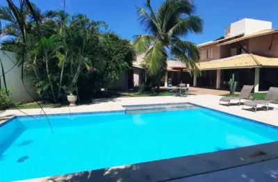 Casa em condomínio para venda em lauro de freitas, buraquinho, 4 dormitórios, 3 suítes, 4 banheiros, 3 vagas