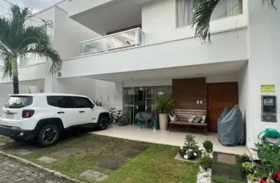 Casa em condomínio para venda em lauro de freitas, buraquinho, 4 dormitórios, 3 suítes, 4 banheiros, 3 vagas