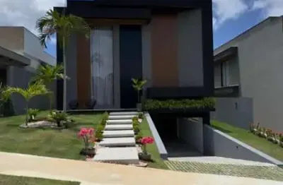 Casa em condomínio para venda em camaçari, alphaville (abrantes), 5 dormitórios, 5 suítes, 7 banheiros, 6 vagas