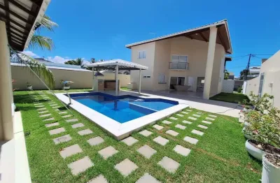 Casa em condomínio para venda em camaçari, barra do jacuípe (monte gordo), 4 dormitórios, 4 suítes, 5 banheiros, 6 vagas