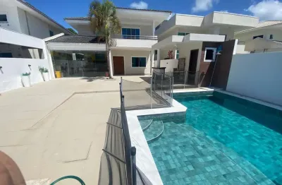 Casa em condomínio para venda em lauro de freitas, buraquinho, 3 dormitórios, 3 suítes, 5 banheiros, 2 vagas