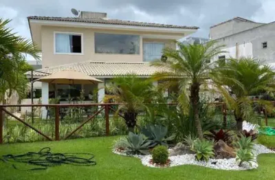 Casa em condomínio para venda em camaçari, alphaville (abrantes), 4 dormitórios, 3 suítes, 5 banheiros, 4 vagas