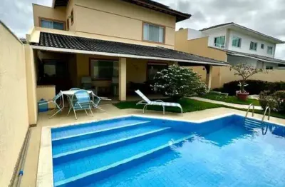 Casa em condomínio para venda em lauro de freitas, vilas do atlântico, 4 dormitórios, 4 suítes, 6 banheiros, 4 vagas