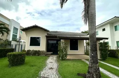 Casa em condomínio para venda em camaçari, alphaville (abrantes), 3 dormitórios, 2 suítes, 4 banheiros, 2 vagas