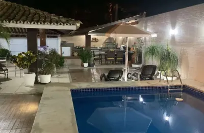 Casa para locação em lauro de freitas, vilas do atlântico, 4 dormitórios, 4 suítes, 6 banheiros