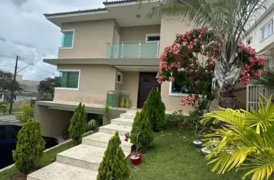 Casa em condomínio para venda em camaçari, alphaville (abrantes), 4 dormitórios, 4 suítes, 5 banheiros, 4 vagas