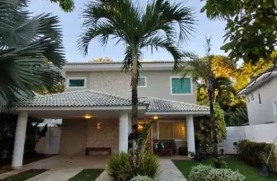 Casa em condomínio para locação em camaçari, alphaville (abrantes), 4 dormitórios, 3 suítes, 4 banheiros, 4 vagas