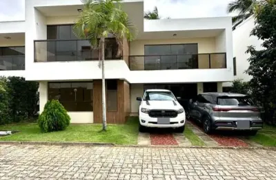 Casa em condomínio para venda em lauro de freitas, buraquinho, 4 dormitórios, 4 suítes, 5 banheiros, 2 vagas