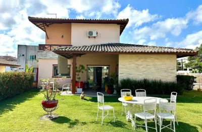Casa em condomínio para venda em lauro de freitas, portão, 4 dormitórios, 2 suítes, 5 banheiros, 3 vagas
