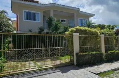 Casa em condomínio para venda em camaçari, busca vida (abrantes), 5 dormitórios, 5 suítes, 6 banheiros, 2 vagas