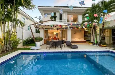 Casa em condomínio para venda em camaçari, alphaville (abrantes), 4 dormitórios, 4 suítes, 6 banheiros, 4 vagas