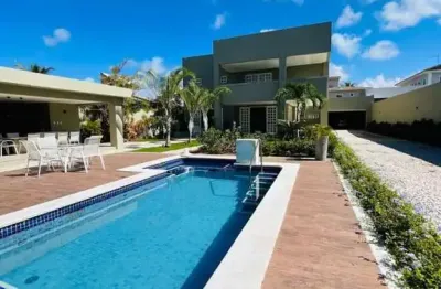 Casa em condomínio para venda em camaçari, busca vida (abrantes), 4 dormitórios, 4 suítes, 7 banheiros, 4 vagas