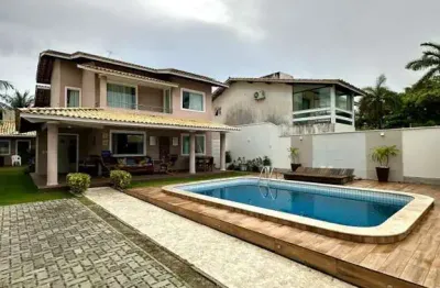 Casa em condomínio para venda em lauro de freitas, buraquinho, 5 dormitórios, 3 suítes, 4 banheiros, 4 vagas